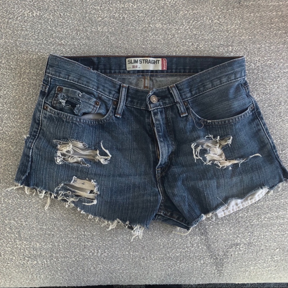 Custom Levi shorts